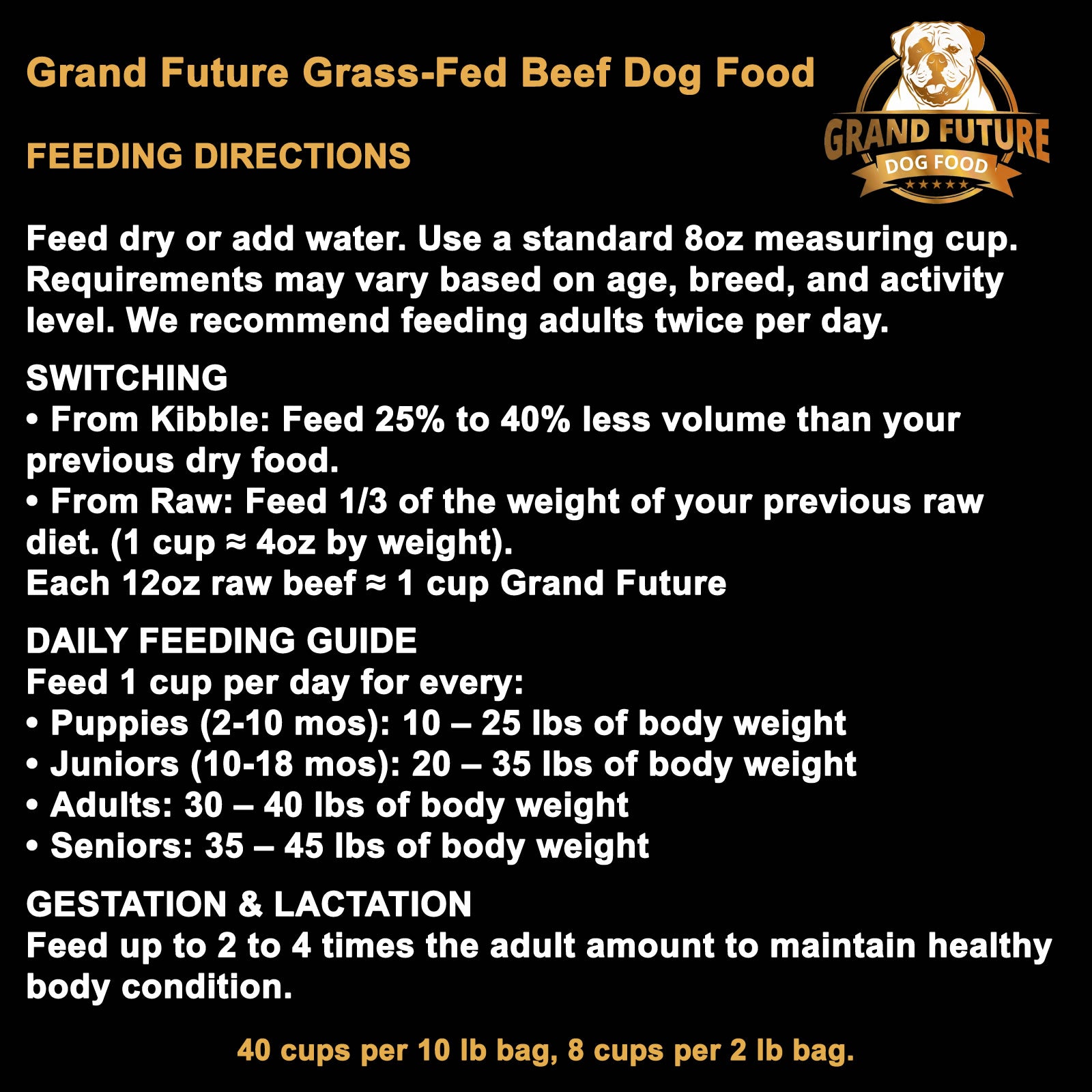 Grand Future Air-Dried Beef Dog Food